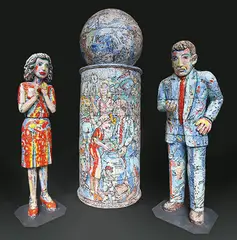 Viola Frey, World of Possibilities-, Glazed ceramic