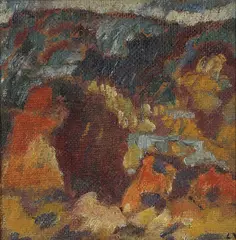 Louis Valtat, Roches Rouges à Agay, Oil on canvas