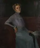 Paul Türoff, Portrait of Armgard Gillen -, Oil on canvas