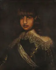 Justus Sustermans, Prince Waldemar Christian of Denmark, Oil on canvas