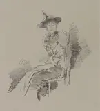 James Abbott McNeill Whistler, The Winged Hat -, Lithograph on paper