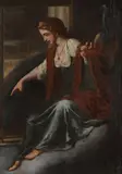 Hera and her Peacock by Italian School, Oil on canvas, sold Nov 2019