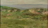 Alfred Sisley, Impressionistic Coastal Scene, Oil on canvas