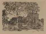 Childe Hassam, Walt Whitman's Birth-Place