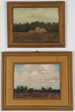 Rudolph Ingerle, Silver Day, Both oil on board