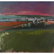 Henrietta Berk, Napa Valley, 1965, oil on canvas