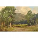 Robert William Wood, Scene in the Ojai Valley (Southern California Landscape)
