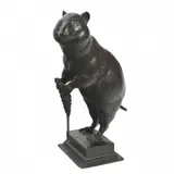 Der Hamster by August Gaul, 1917, bronze, sold Sep 2021