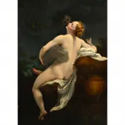Antonio da Correggio, Jupiter and Io, oil on canvas
