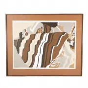 Jon Lightfoot, Child in Blanket, 1981, lithograph