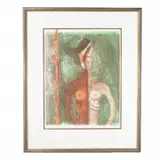 Torso de Juene Fille by Rufino Tamayo, 1969, lithograph, sold Apr 2023
