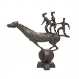 Chaim Gross, Horse with Three Acrobatic Riders, bronze