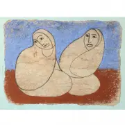 Valetta Swann, Two Figures, 1964, pastel