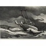 Thomas Hart Benton, After The Blow, 1946, lithograph