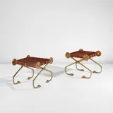 T. H. Robsjohn-Gibbings, Pair of stools, model no. 26