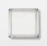Jean Puiforcat, Tray, circa 1924, Silver, lapis lazuli