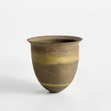 Jennifer Lee, "Dark pot with flange"