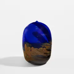 "Closed Form" by Toshiko Takaezu, 1995, Glazed porcelain, sold Dec 2023