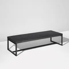 Tetsuya Yamada, Low table, 2015, Glazed ceramic, patinated steel