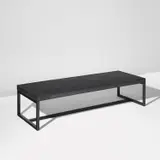 Tetsuya Yamada, Low table, 2015, Glazed ceramic, patinated steel