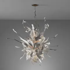 Ingo Maurer, "Porca Miseria!" ceiling light, designed 1994, Glazed porcelain, stainless steel