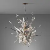 Ingo Maurer, "Porca Miseria!" ceiling light, designed 1994, Glazed porcelain, stainless steel