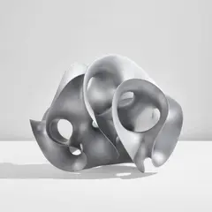 Eva Hild, "Loop", 2011, Lacquered and pigmented cast aluminum