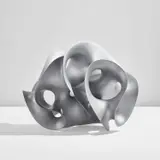 Eva Hild, "Loop", 2011, Lacquered and pigmented cast aluminum