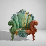 Alessandro Mendini, "Poltrona di Proust" armchair