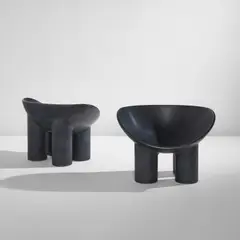 Faye Toogood, Pair of "Roly-Poly" chairs, circa 2014, Fiberglass