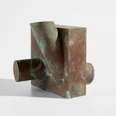 Sculpture by Harry Bertoia, 1970s, Patinated bronze, sold Feb 2022