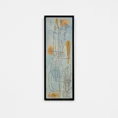 André Borderie, Panel, 1950s, Painted panel