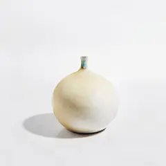 "Boule" vase by Georges Jouve, circa 1957, Glazed stoneware, sold Jun 2022