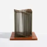 Harry Bertoia, Rare "Sonambient" sounding sculpture, 1970s, Nickel alloy, copper, bronze