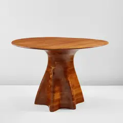 Wendell Castle, Center table, 1973, Stack-laminated cherry
