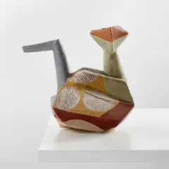 Ewer by John Gill, 1997, Glazed stoneware, sold Jun 2022