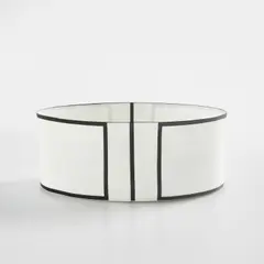 Cylinder by Bodil Manz, circa 2001, Slipcast and transfer-printed porcelain, sold Jun 2022