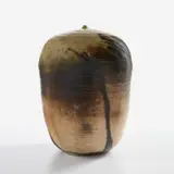 "Closed Form" by Toshiko Takaezu, 1980s, Glazed stoneware, sold Jun 2022