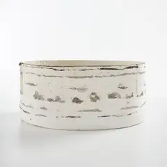 Bodil Manz, Large cylinder, circa 2001, Sand-cast porcelain