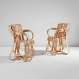 Frank Gehry, Pair of "Cross Check" armchairs