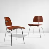 Charles Eames and Ray Eames, Pair of "DCM" chairs