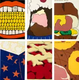 Stephen Frykholm, Group of six posters, designed for the annual Herman Miller summer picnics, 1970-1976, Screenprint in colors