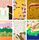 Stephen Frykholm, Group of six posters, designed for the annual Herman Miller summer picnics, 1978-1984, Screenprint in colors
