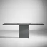 Console table, from the "Incas" series by Angelo Mangiarotti, circa 1978, Pietra serena sandstone, sold Jul 2022