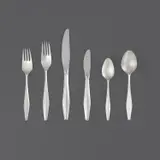 “Diamond” flatware service for 12 by Gio Ponti, circa 1958, Sterling silver, stainless steel, sold Jul 2022