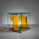 Johanna Grawunder, “Giolight II” table lamp, 2007, Perspex, glass, steel