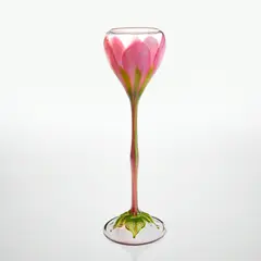 Tiffany Studios, Flower-form vase, circa 1902, Favrile glass
