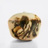 "Closed Form" by Toshiko Takaezu, 1980s, Glazed porcelain, sold Dec 2022