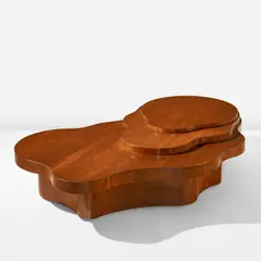 T. H. Robsjohn-Gibbings, "Mesa" coffee table, model no. 1760-6, designed 1952, produced 1953, Walnut-veneered wood