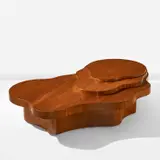 T. H. Robsjohn-Gibbings, "Mesa" coffee table, model no. 1760-6, designed 1952, produced 1953, Walnut-veneered wood